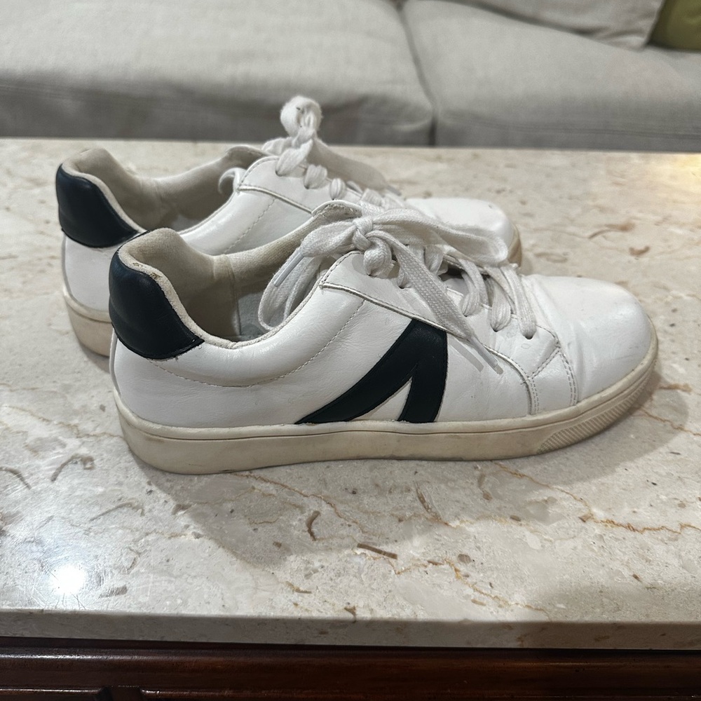 MIA White and Black Sneakers